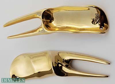 Pitchgabel de Luxe aus massiver Bronze
