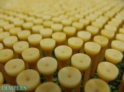 50 Bio-Golftees (naturfarben)