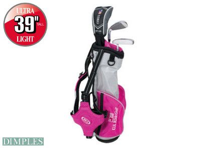 U.S.Kids - M�dchen Golfschl�ger Startset pink mit Standbag