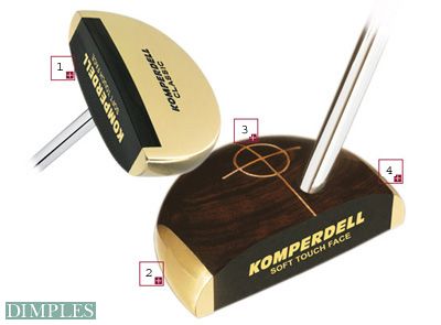 Komperdell - Soft Touch Putter Woodgrain