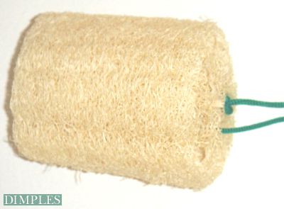 Luffa - Bade- und Massageschwamm mit Kordel