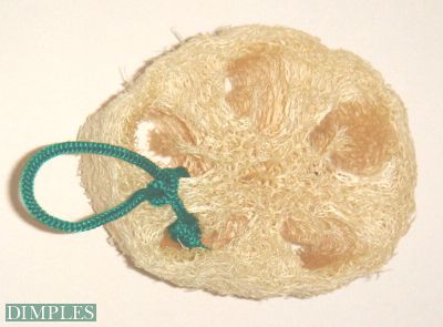Luffa - Bade- und Massageschwamm mit Kordel